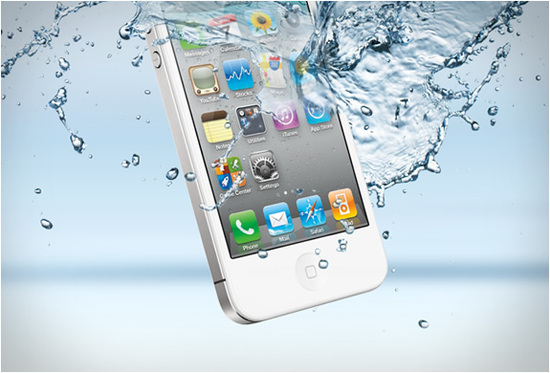 iPhone molhado